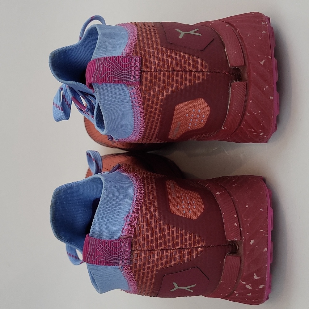 Women's Flux Special Edition Trail Running Shoe - Coral with Light Blue Accent - Picture 8 of 14
